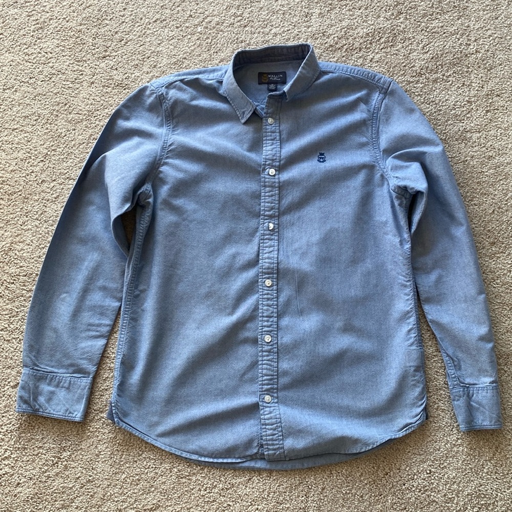 Wallin & Bros Mens Medium Long Sleeve Button Up